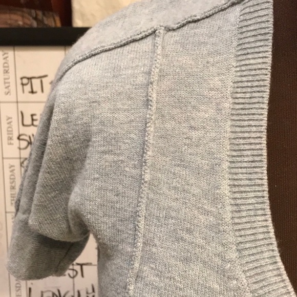 Banana Republic Heritage Collection Gray/Blue Wool Blend  Sweater Sz XS - Picture 6 of 14